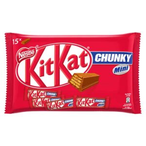 ШОКОЛАДНЫЕ БАТОНЧИКИ KITKAT CHUNKY MINI, 250 Г