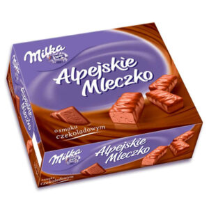 ШОКОЛАДНЫЕ КОНФЕТЫ MILKA ALPEJSKIE MLECZKO CHOCO С ШОКОЛАДНОЙ НАЧИНКОЙ, 350 Г