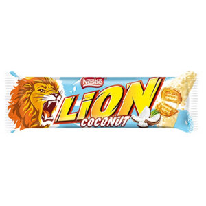 ШОКОЛАДНЫЙ БАТОНЧИК NESTLE LION COCONUT СО ВКУСОМ КОКОСА, 40 Г