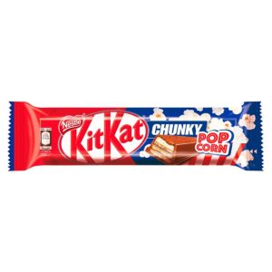 ШОКОЛАДНЫЙ БАТОНЧИК KITKAT CHUNKY POPCORN СО ВКУСОМ СОЛЁНОГО ПОП-КОРНА, 42 Г