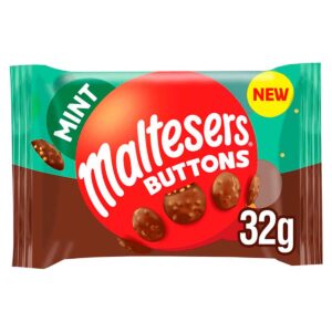 ШОКОЛАДНЫЕ КОНФЕТЫ MALTESERS BUTTONS MINT СО ВКУСОМ МЯТЫ, 32 Г