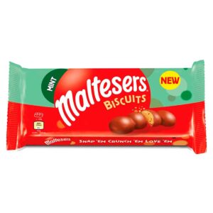 БИСКВИТНОЕ ПЕЧЕНЬЕ MALTESERS MINT BISCUITS СО ВКУСОМ МЯТЫ, 110 Г