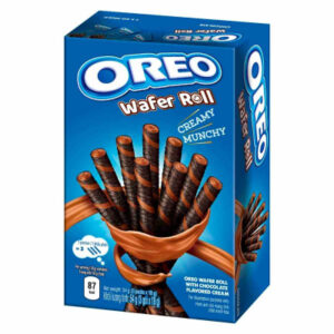 ШОКОЛАДНЫЕ ТРУБОЧКИ OREO WAFER ROLL CHOCOLATE С ШОКОЛАДНОЙ НАЧИНКОЙ, 54 Г