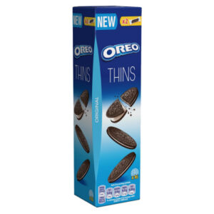 ПЕЧЕНЬЕ OREO THIN & CRISPY ORIGINAL С ВАНИЛЬНЫМ КРЕМОМ, 96 Г