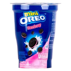ПЕЧЕНЬЕ OREO MINI С КЛУБНИЧНЫМ КРЕМОМ, 61,3 Г