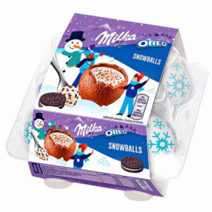 ШОКОЛАД MILKA & OREO SNOWBALLS, 112 Г