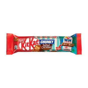 ШОКОЛАДНЫЙ БАТОНЧИК KITKAT CHUNKY SALTED CARAMEL С СОЛЁНОЙ КАРАМЕЛЬЮ, 42 Г