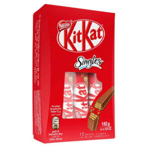 ШОКОЛАДНЫЕ БАТОНЧИКИ KITKAT SINGLES, 182 Г