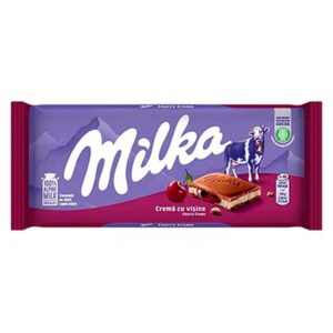 ШОКОЛАД MILKA CHERRY CREAM С ВИШНЁВЫМ КРЕМОМ, 100 Г