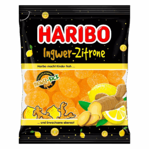 Жевательный мармелад Haribo Ingwer Zitrone со вкусом лимона и имбиря, 160 г