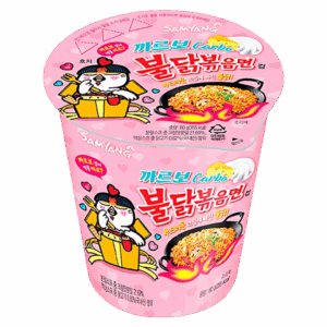 Лапша быстрого приготовления Samyang Hot Chicken Flavour Ramen Carbonara острая со вкусом курицы в соусе карбонара, 80 г