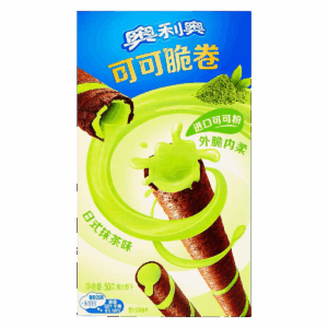 Вафельные трубочки OREO Wafer Roll Matcha со вкусом зелёного чая матча, 50 г