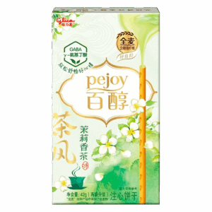 Бисквитные палочки Glico Pocky Pejoy Jasmine Tea со вкусом жасминового чая, 42 г