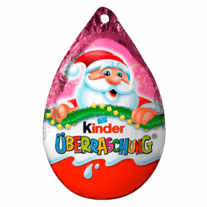 Шоколадное яйцо Kinder Christmas Überraschung Anhä, новогоднее, 20 г