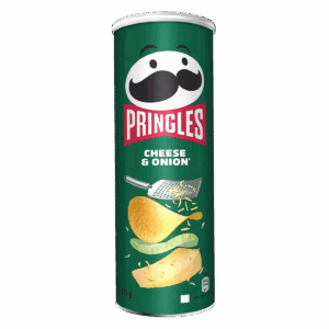Картофельные чипсы Pringles Cheese & Onion со вкусом сыра и лука, 165 г