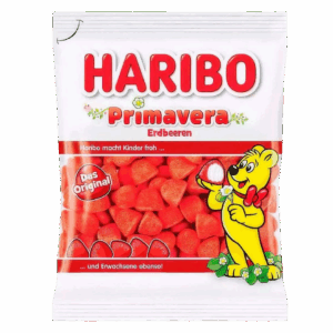 Жевательный мармелад Haribo Primavera Erdbeeren со вкусом клубники, 175 г