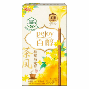 Бисквитные палочки Glico Pocky Pejoy Osmanthus Oolong со вкусом чая улун османтус, 42 г