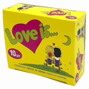 Жевательная резинка Love Is со вкусом кокоса и ананаса, 4,2 г (10 шт)