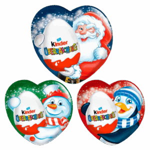 Шоколадная фигурка Kinder Schokolade Herz mit Ü Сердце, 53 г