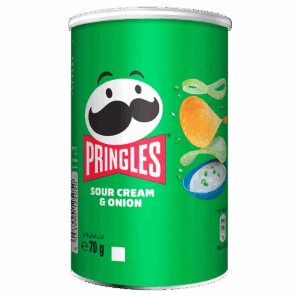 Картофельные чипсы Pringles Sour Cream & Onion со вкусом сметаны и лука, 70 г