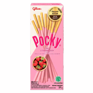 Бисквитные палочки Pocky Strawberry со вкусом клубники, 21 г