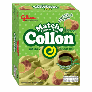 Бисквитное печенье Glico Collon со вкусом зелёного чая, 54 г