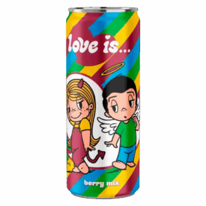 Газированный напиток Love Is со вкусом Ягодный микс, 330 мл