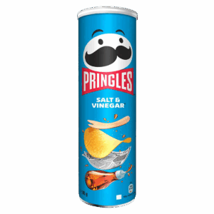 Картофельные чипсы Pringles Salt & Vinegar со вкусом соли и уксуса, 185 г