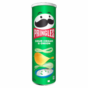 Картофельные чипсы Pringles Sour Cream & Onion со вкусом сметаны и лука, 185 г