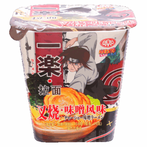 Лапша быстрого приготовления Naruto Roast Pork Miso Flavour со вкусом жареной свинины и мисо, 90 г