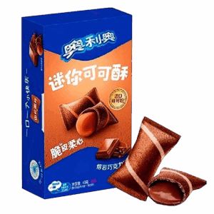 Подушечки OREO Mini Cocoa Crisp Lava Chocolate со вкусом шоколада, 40 г