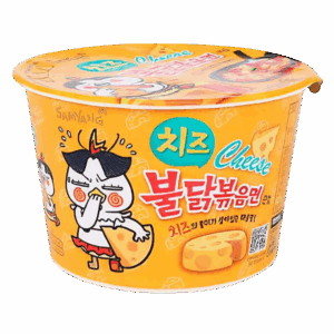 Лапша быстрого приготовления Samyang Hot Chicken Flavour Ramen Cheese со вкусом сыра, 105 г