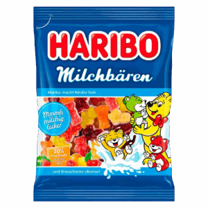 Жевательный мармелад Haribo Milchbären молочные мишки, 160 г