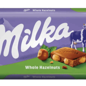 Молочный шоколад Milka Whole Hazelnut Chocolate (95 грамм)