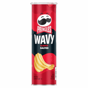 Картофельные чипсы Pringles Wavy Classic с солью, 130 г