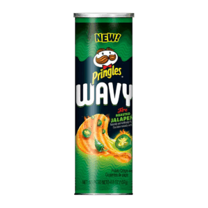 Картофельные чипсы Pringles Wavy Fire Roasted Jalapeno со вкусом жареного перца халапеньо, 137 г