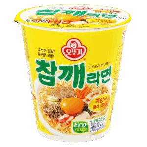 Лапша быстрого приготовления Ottogi Sesame Ramen со вкусом жареного кунжута, 65 г