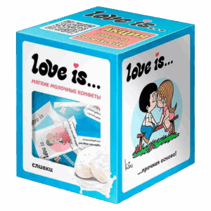 Сливочные жевательные конфеты Love Is со вкусом сливок, 105 г