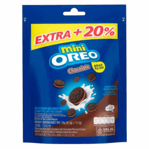 Печенье OREO Mini Chocolate Cream с шоколадным кремом, 61,3 г + 11,7 г