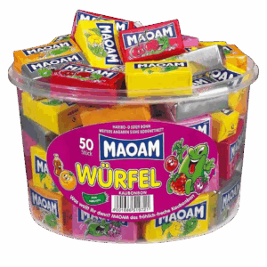 Жевательные конфеты Haribo MAOAM Runddose Bloxx 1er (5 вкусов) 1100 г