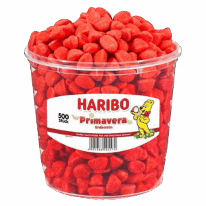 Мармелад Haribo Primavera Erdbeeren в форме земляники, 1150 г