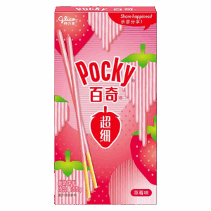 Бисквитные палочки Glico Pocky со вкусом клубники, 55 г
