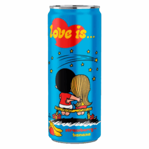 Газированный напиток Love Is со вкусом клубники и банана, 330 мл