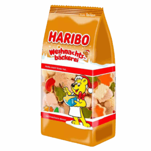 Жевательный мармелад Haribo Weihnachtsbäckerei Рождественская выпечка, 250 г