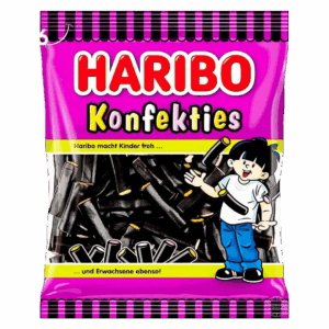 Жевательный мармелад Haribo Konfekties лакрица, 160 г