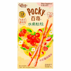 Бисквитные палочки Glico Pocky со вкусом мороженого и клюквы, 45 г