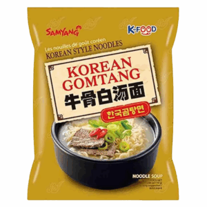 Лапша быстрого приготовления Samyang Gomtang Ramen со вкусом говядины в белом бульоне, 110 г