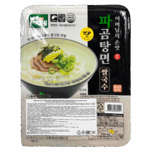 Рисовая лапша быстрого приготовления Baekje со вкусом супа Комтан, 92 г