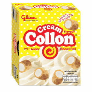 Бисквитное печенье Glico Collon с ванильным кремом, 54 г