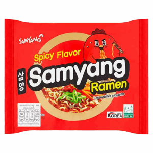 Лапша быстрого приготовления Samyang Ramen Spicy Flavor Cup острая со вкусом курицы с овощами, 120 г